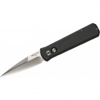 Автоматический складной нож Godson™ Solid Black Handle, Satin Blade купить в Балашихе