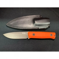 Нож LionSteel Bushcraft-R, сталь Sleipner, рукоять G10, оранжевый купить в Балашихе