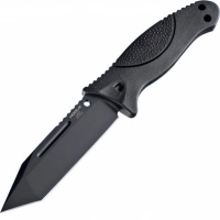 Нож с фиксированным клинком Hogue EX-F02 Black Tanto, сталь A2 Tool Steel, рукоять термопластик GRN, чёрный купить в Балашихе