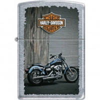 Зажигалка ZIPPO Harley-Davidson® Байк, с покрытием Street Chrome™, латунь/сталь, серебристая, 36x12x56 мм купить в Балашихе