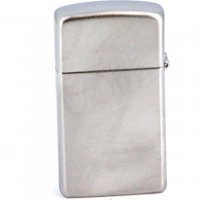 Зажигалка ZIPPO Slim® с покрытием Satin Chrome™, латунь/сталь, серебристая, матовая, 30х10×55 мм купить в Балашихе