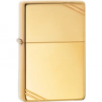 Зажигалка ZIPPO Vintage™ с покрытием High Polish Brass купить в Балашихе